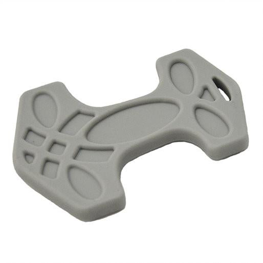 Helles Teeth Thor's Hammer Teether (Beard Grey) | Little Baby.
