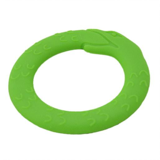 Helles Teeth Serpent Teether (Lime Green) | Little Baby.