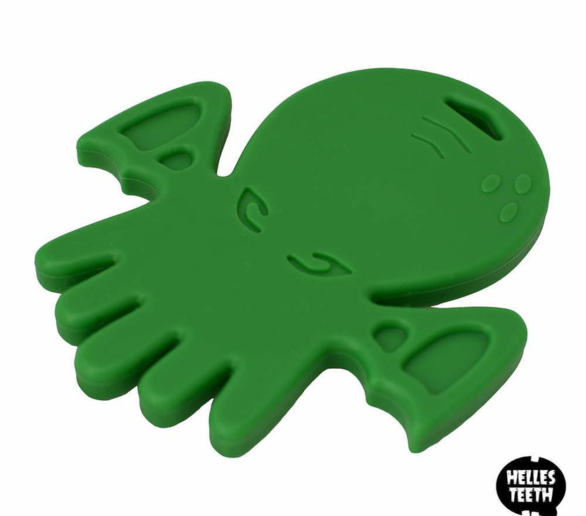 Helles Teeth Cthulhu Teether (Deep Green) | Little Baby.