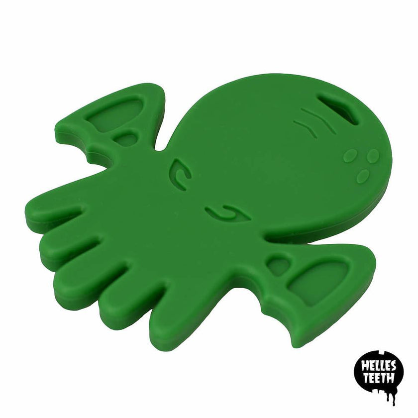 Helles Teeth Cthulhu Teether (Deep Green) | Little Baby.