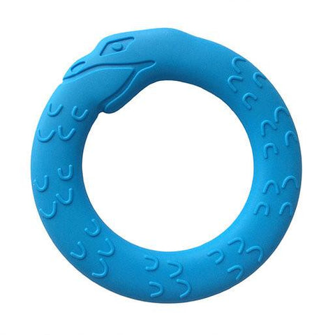 Helles Teeth Serpent Teether (Fjord Blue) | Little Baby.