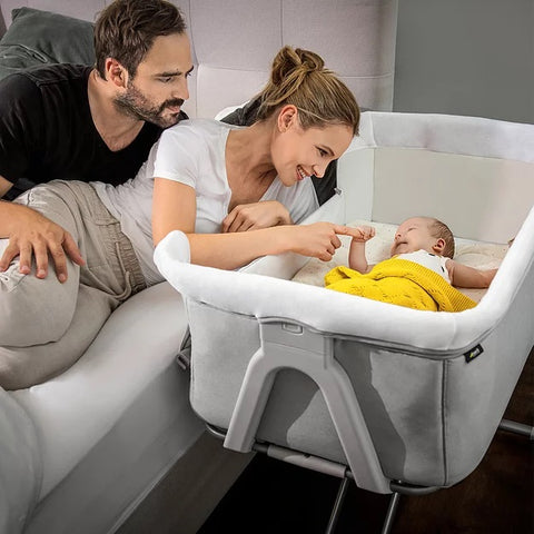 Hauck Face To Me Bedside Cot with Anti-Reflux Position & Adjustable Heights | Little Baby.