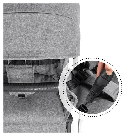 Hauck Eagle 4S Colibri Stroller (Grey): Lightweight, Travel System, Reversible | Little Baby.