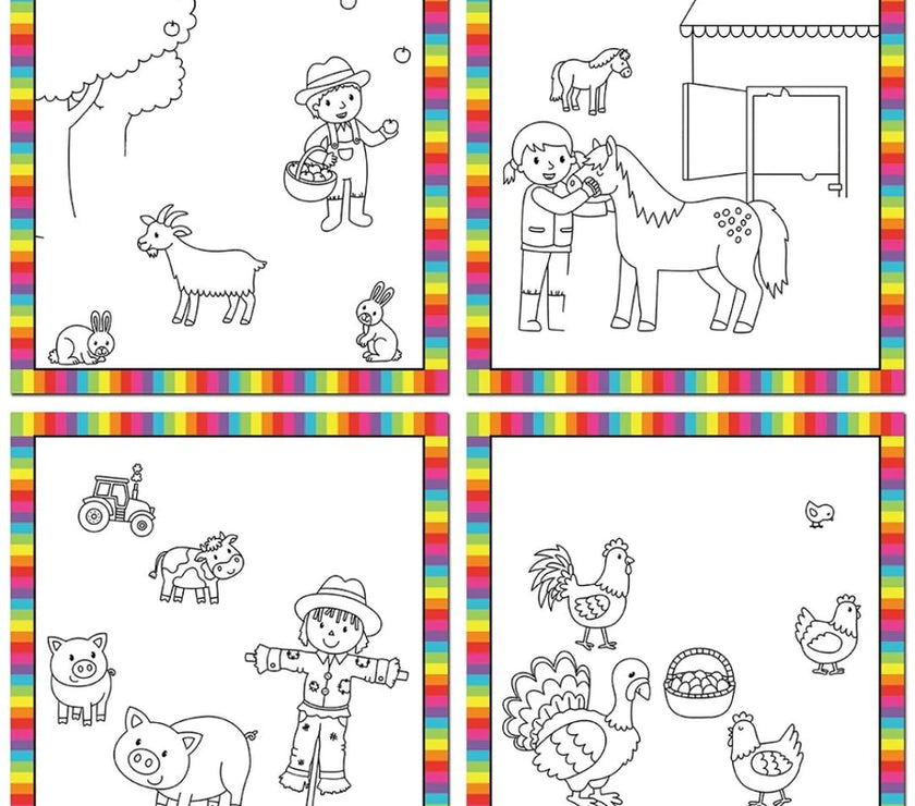 Galt First Water Magic Reusable Colouring Book (Assorted Designs)