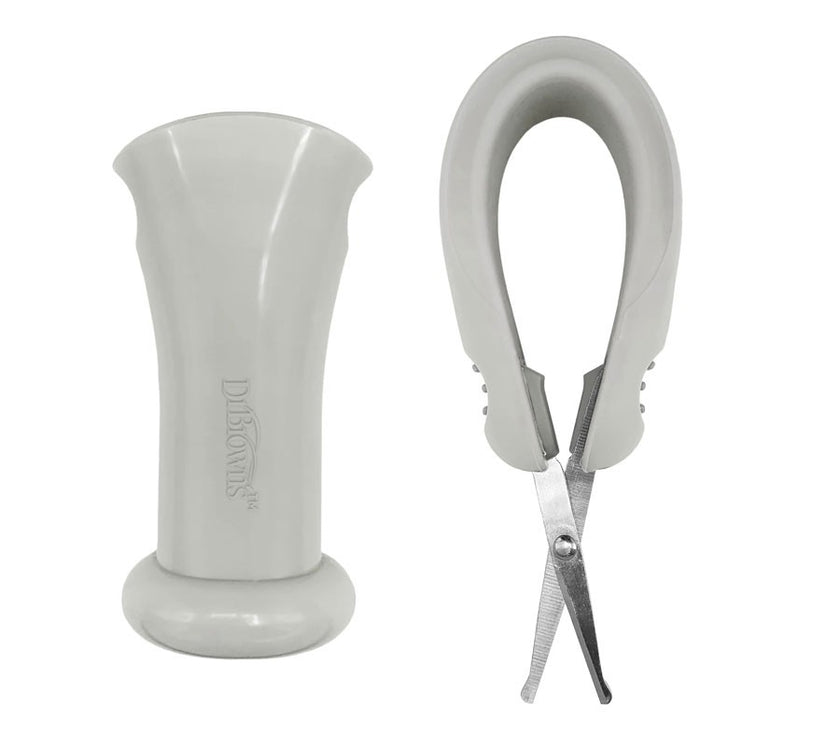 Dr. Brown’s Safe Squeeze Nail Scissors w Case
