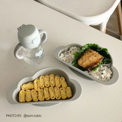 Mother's Corn Platter Set - Grey | Little Baby.