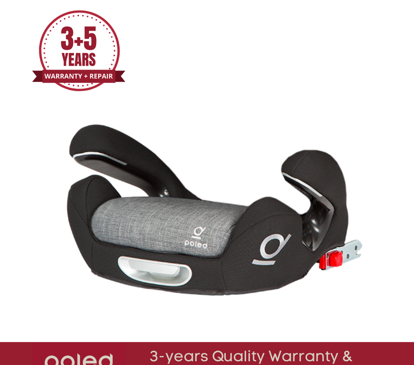 Poled x Hyundai ISOfix Booster | Manhattan Black