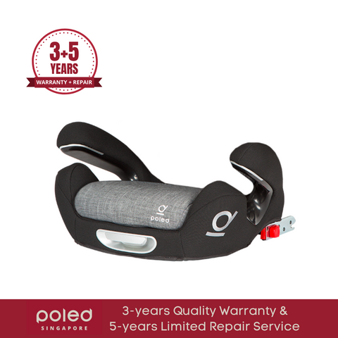 Poled x Hyundai ISOfix Booster | Manhattan Black (free kick mat)