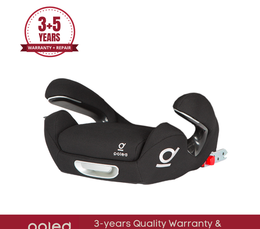 Poled x Hyundai ISOfix Booster | Midnight Black