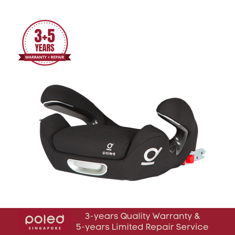 Poled x Hyundai ISOfix Booster Seat | Midnight Black-1