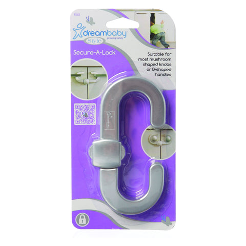 Dreambaby Secure-A-Lock - Silver DB01003 | Little Baby.