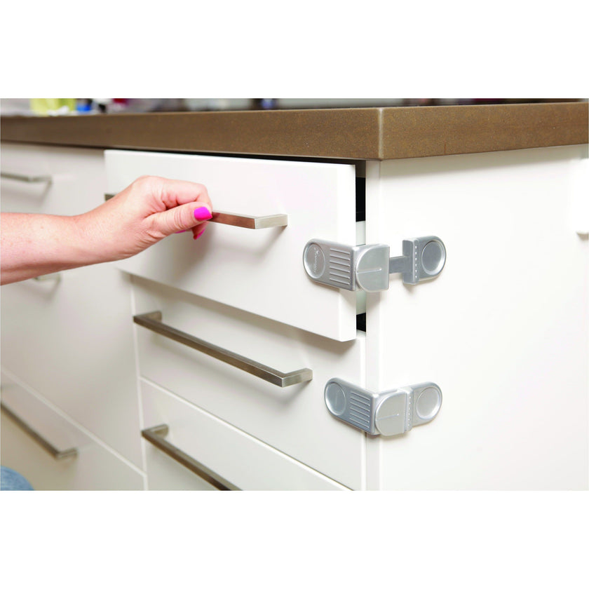 Dreambaby Angle Lock 2pk - Silver DB01006 | Little Baby.