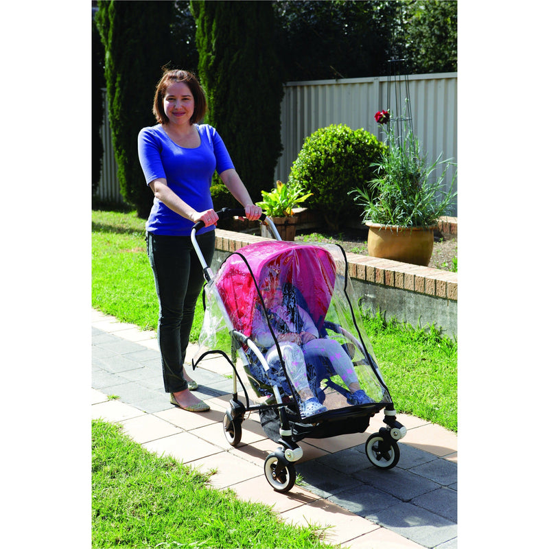 Dreambaby Stroller Weather Shield - Black Piping DB00259 | Little Baby.