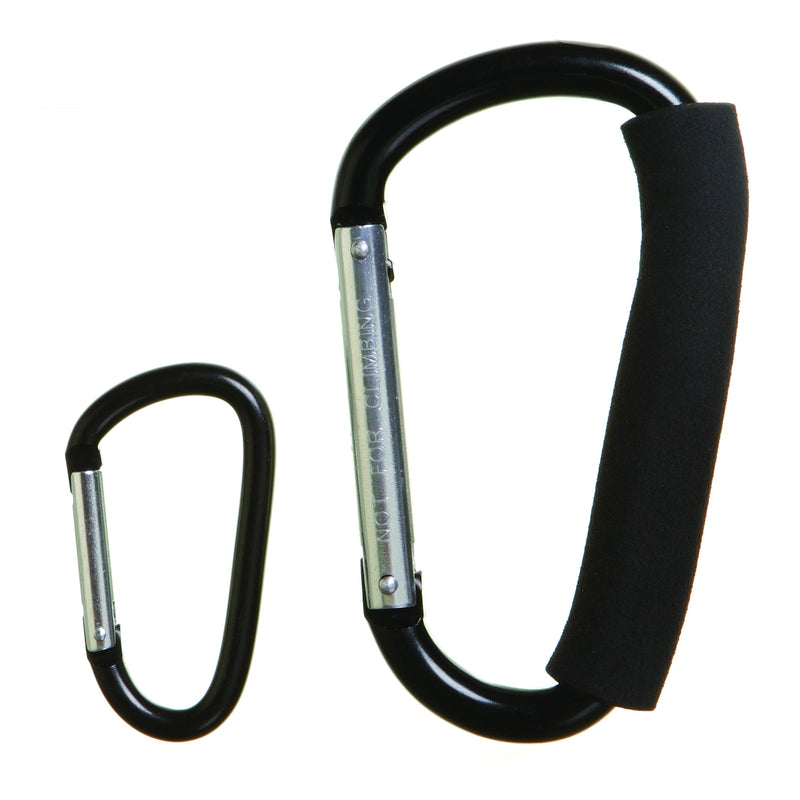 Dreambaby Stroller Hook Carabiner 2pk Large & Small DB00260 | Little Baby.