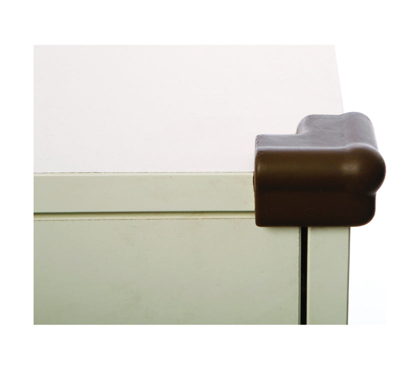 Dreambaby Foam Corner Bumpers 4pk - Brown DB00813 | Little Baby.