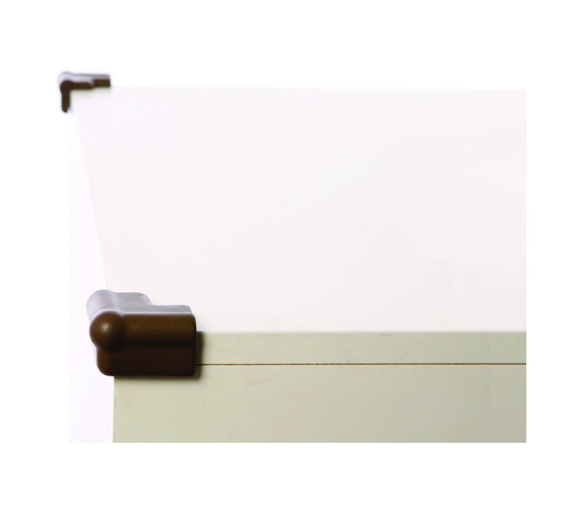 Dreambaby Foam Corner Bumpers 4pk - Brown DB00813 | Little Baby.