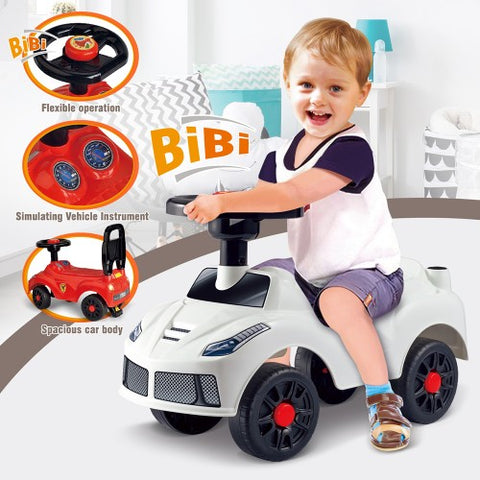 Lucky Baby Ride-On Push Car - Black Badg (Assorted Designs)
