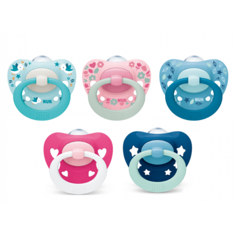 NUK Signature Silicone Soother (Assorted Designs)