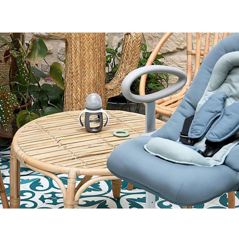 Beaba 2-in-1 Glass Bottle w Silicone Protective Sleeve 210ml (Assorted Colours)-7