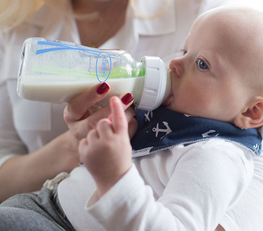 Dr. Brown’s Natural Flow® Anti-Colic Options+™ Wide-Neck Glass Baby Bottle