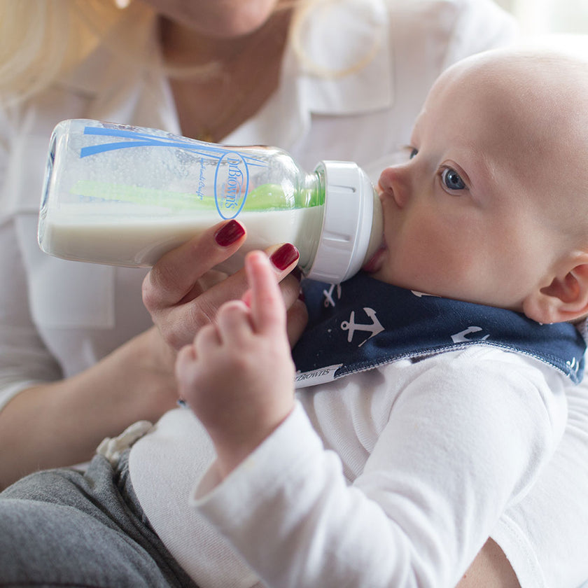 Dr. Brown’s Natural Flow® Anti-Colic Options+™ Wide-Neck Glass Baby Bottle