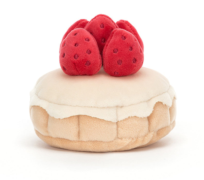 Jellycat Pretty Patisserie Tarte Aux Fraises - H7cm