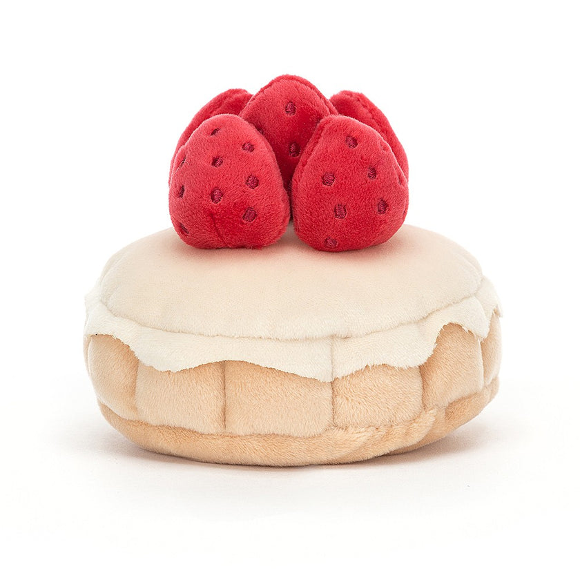 Jellycat Pretty Patisserie Tarte Aux Fraises - H7cm