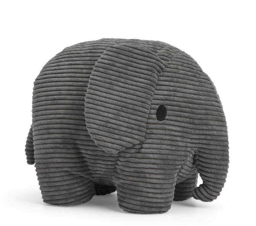 Miffy Elephant Corduroy Grey 33cm