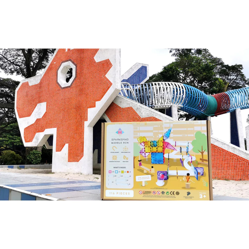 SparksMag Marble Run 118 Pcs-12