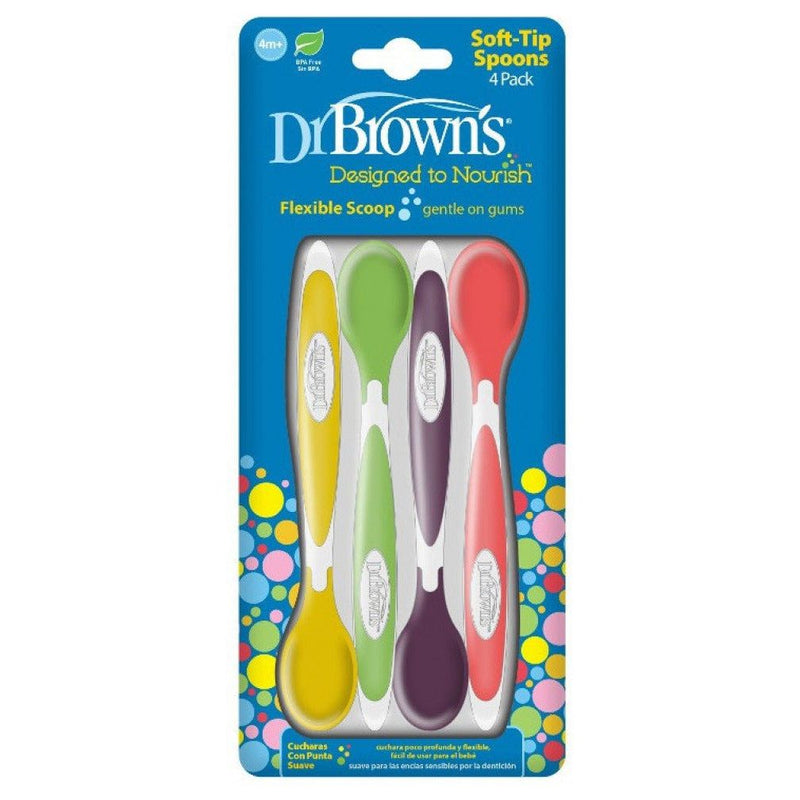 Dr. Brown’s Soft-Tip Spoon 4pcs-1
