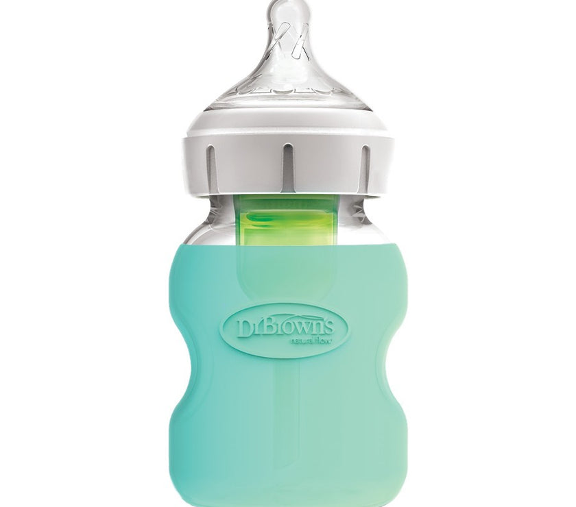 Dr. Brown’s Natural Flow Options+ Glass Baby Bottle Sleeve (Wide-Neck)