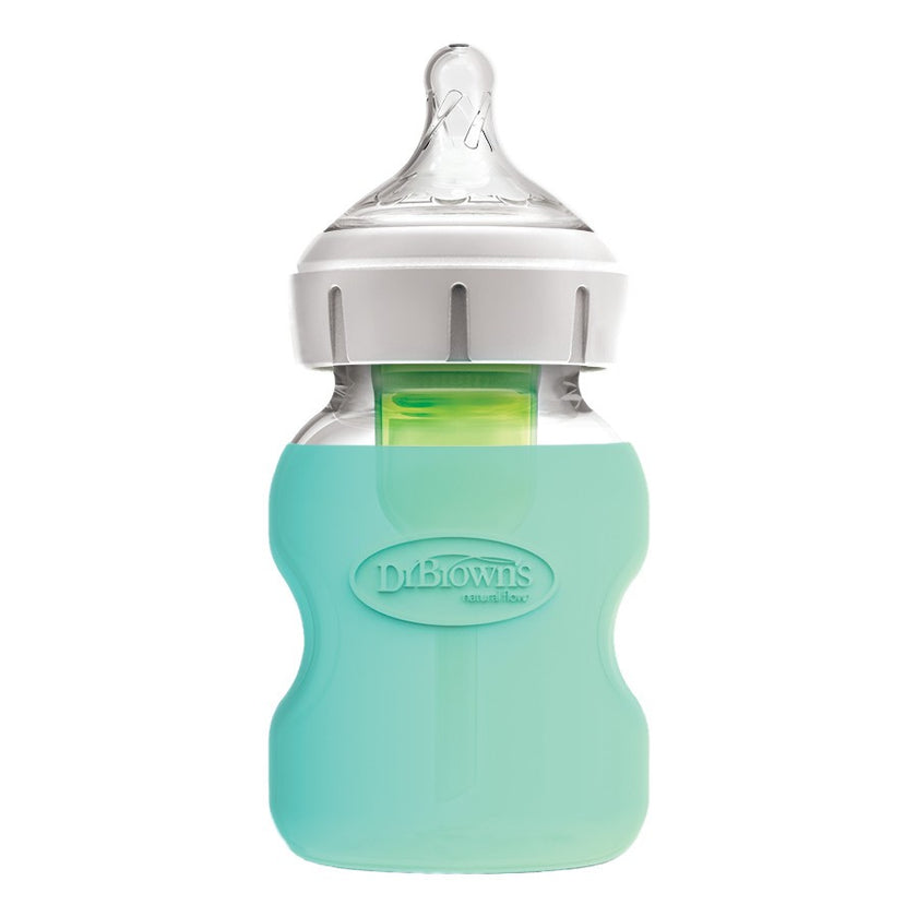 Dr. Brown’s Natural Flow Options+ Glass Baby Bottle Sleeve (Wide-Neck)
