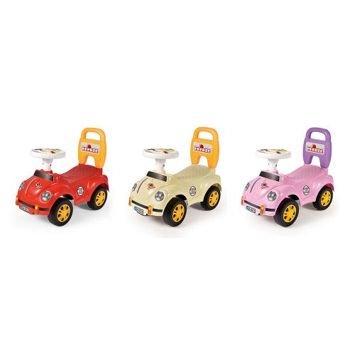 Lucky Baby Ride-On Push Car - Beetles (Assorted Designs)