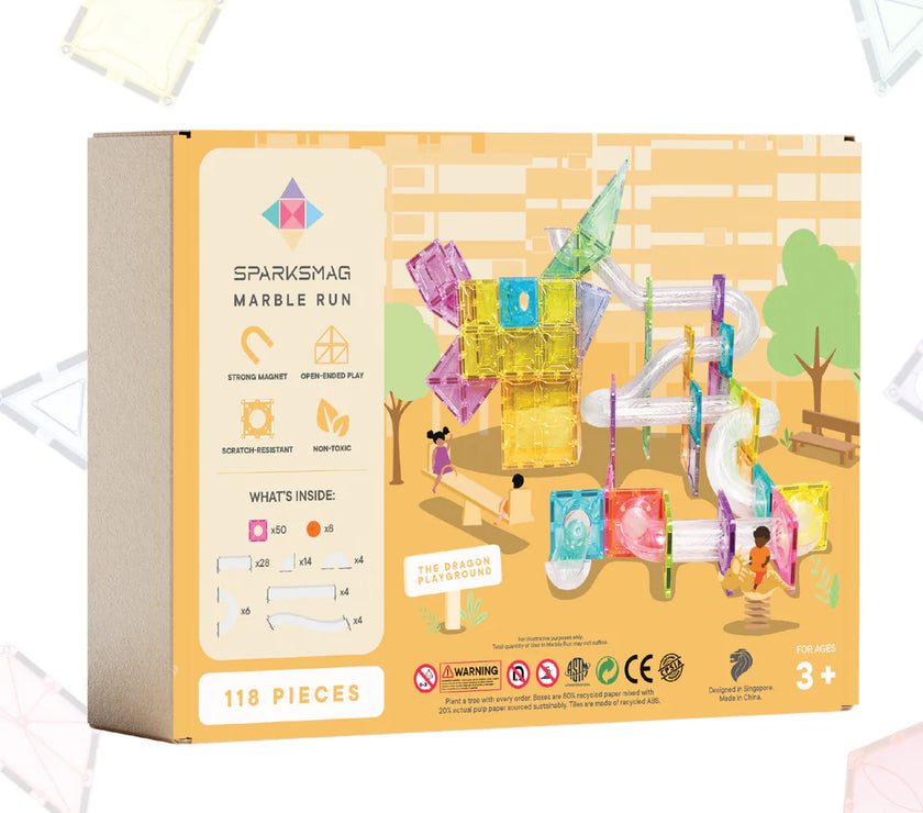SparksMag Marble Run 118 Pcs