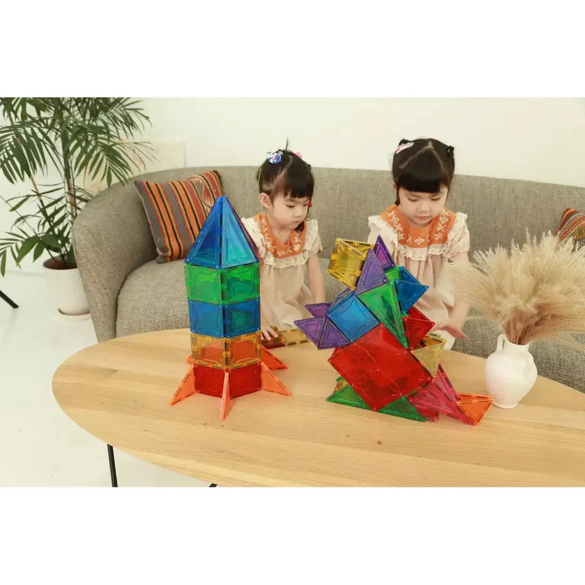 SparksMag Classic 208 Pcs Grande Magnetic Tiles Set
