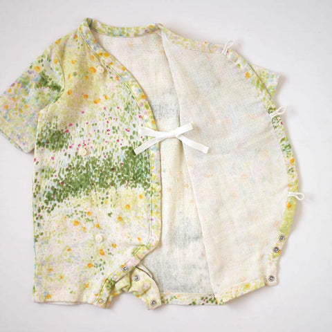 Naomi ITO Wata gauze front opening romper | Little Baby.