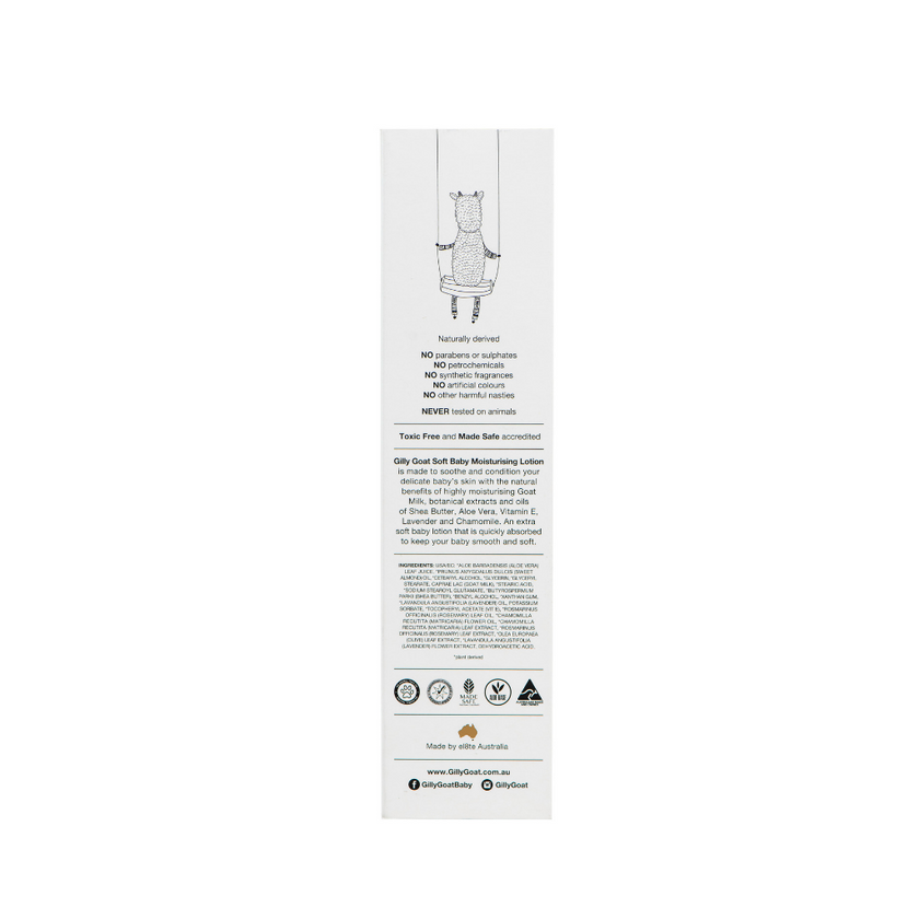 GILLY GOAT Soft Baby Mositurising Lotion 250ml | Little Baby.