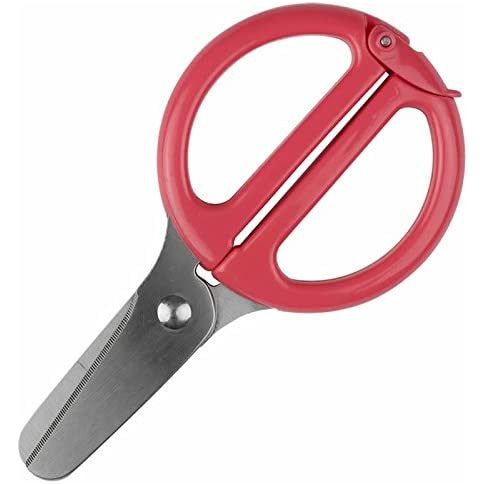 Richell Stainless Steel Scissors for Baby Food with Case 2pcs