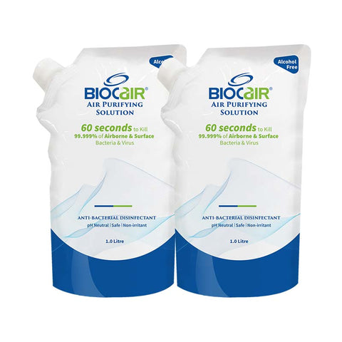 BioCair Disinfectant Air Purifying Solution [Twin Pack] | Little Baby.