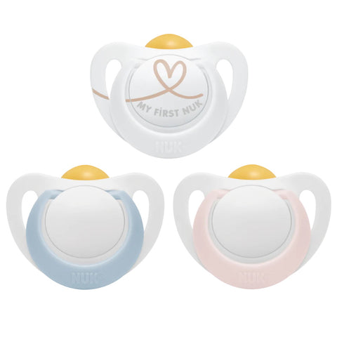 NUK Star Day Latex Soother Twin Pack (Assorted Designs)