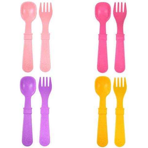 Re-Play Utensils Fork & Spoon Set of 4