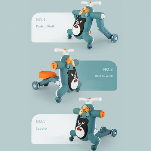 Lucky Baby 3-in-1 Musical Baby Walker (Music with Lights)-5