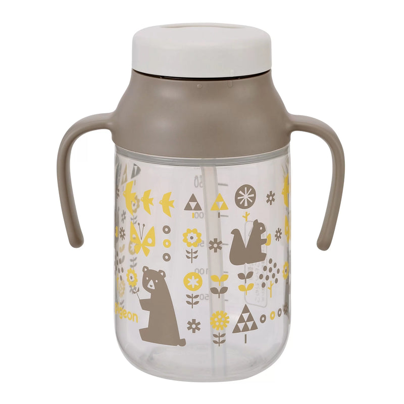 Pigeon Kurutto Straw Bottle Animal 330ml-2