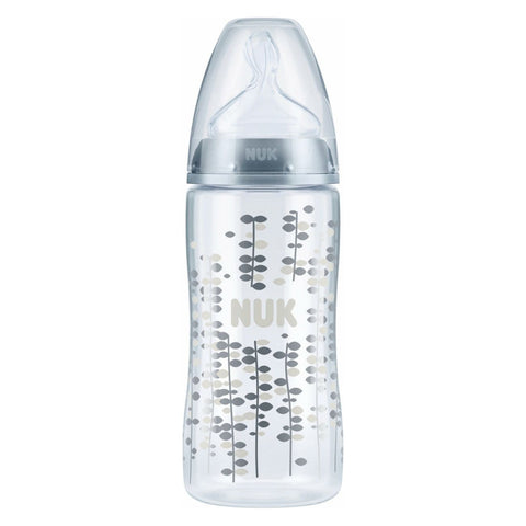 NUK Silver Limited Edition Set First Choice Plus Baby Bottle with Genius Soother