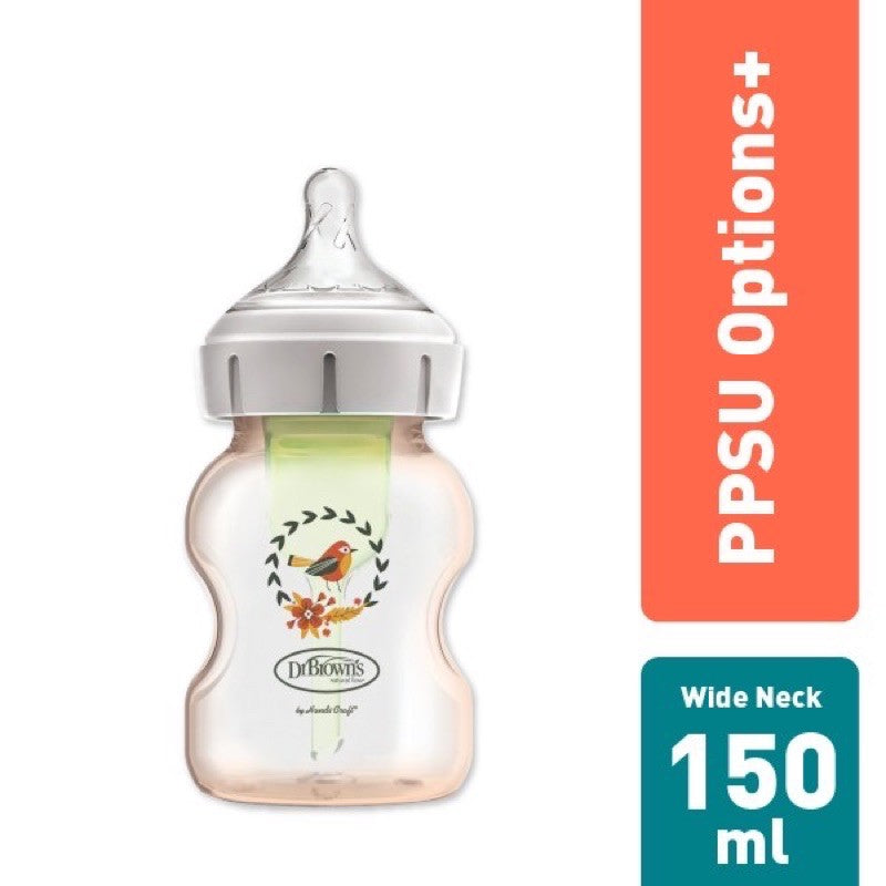 Dr Brown's PPSU Wide-Neck Options+ Bottle with Deco