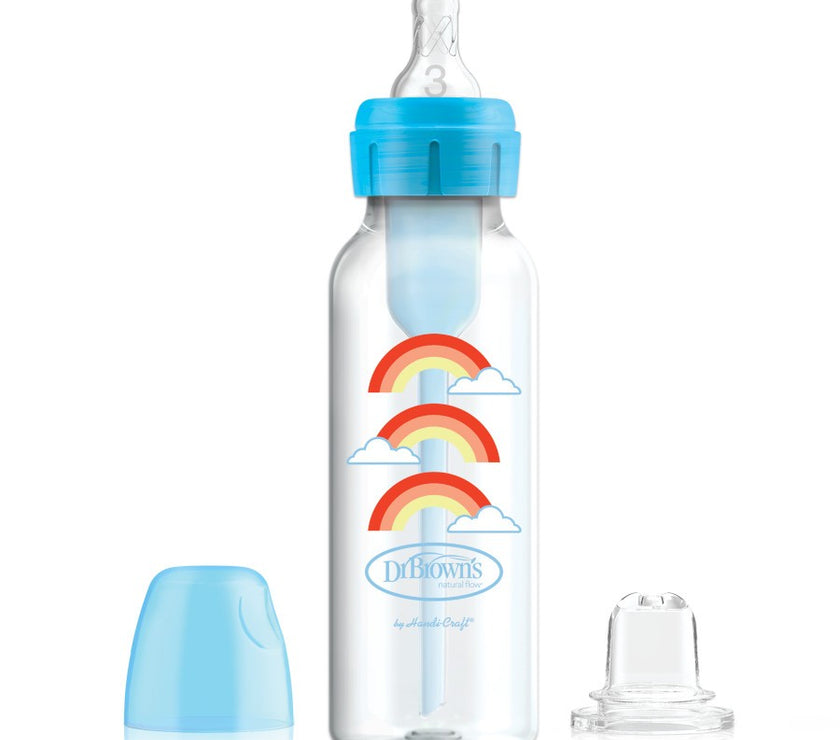 Dr. Brown’s Natural Flow Options+ Sippy Bottle Starter Kit (Assorted Designs)