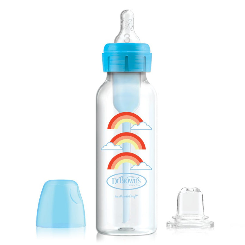 Dr. Brown’s Natural Flow Options+ Sippy Bottle Starter Kit (Assorted Designs)
