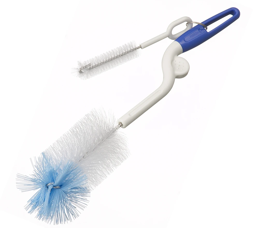Pigeon Nylon Brush (Rotary) with Nipple Brush x4