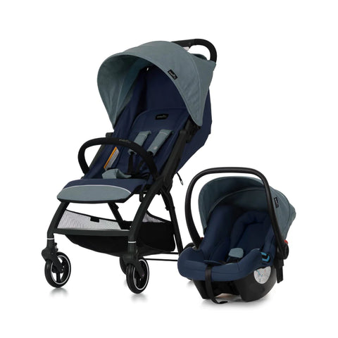 Evenflo Stride Ultra Compact Travel System w/ Geo Infant Car Seat