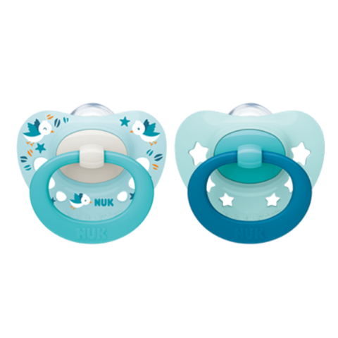 NUK Signature Silicone Soother (Assorted Designs)
